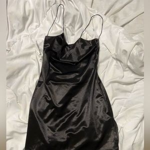 Black mini dress